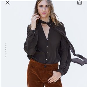 Zara Real Silk Top